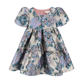 ANGELS FACE  JORDAN FLOWER SHORT SLEEVE PRINT TIERED DRESS
